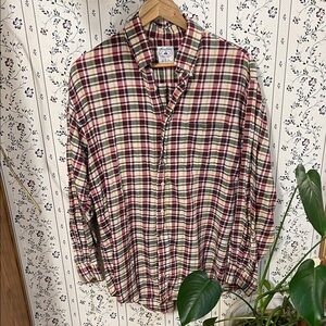 Brooks Brothers Multicolor Plaid Button-Down Shirt